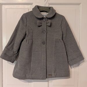 Mayoral Charcoal Pea Coat for Kids